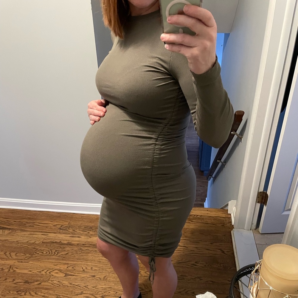 Maternity dress.